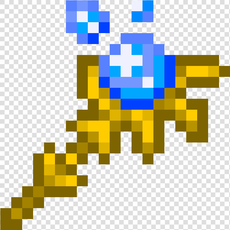 Terraria Stardust Dragon Staff   Enchanted Diamond Sword Transparent  HD Png DownloadTransparent PNG