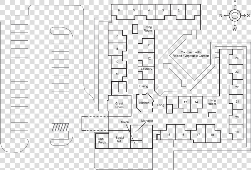 Crestridge Assisted Living Tour   Floor Plan  HD Png DownloadTransparent PNG