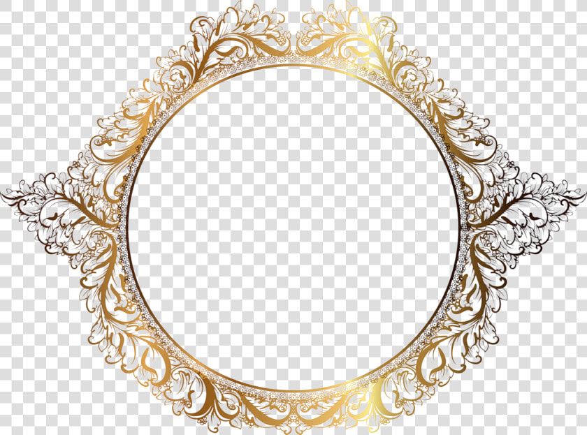 Clip Art Moldura Png Para Photoscape Dourada   Molduras Circulares Png  Transparent PngTransparent PNG