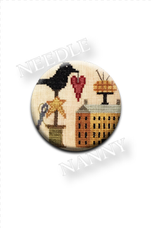 The Sewing Town Box Needle Nanny By Mani Di Donna   Cross stitch  HD Png DownloadTransparent PNG