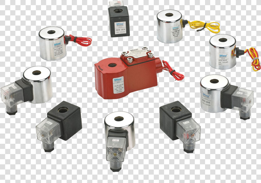 Solenoid Coils Uflow   Uflow Solenoid Valve  HD Png DownloadTransparent PNG