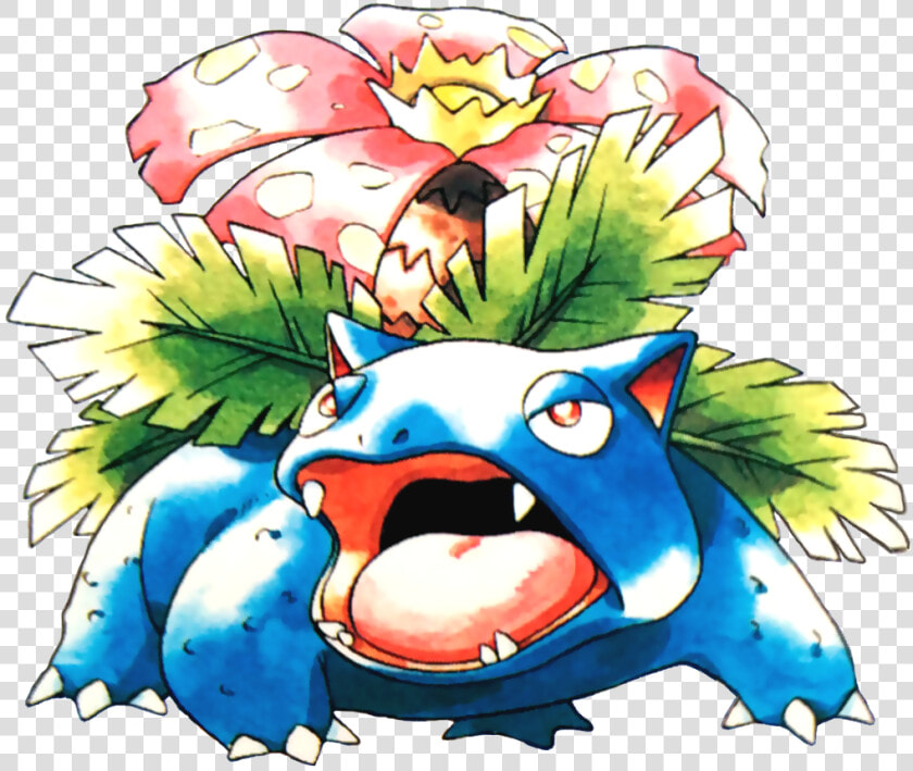 Venusaur Red And Blue  HD Png DownloadTransparent PNG