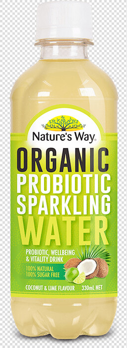 523042 Probiotic Sparkling Water Coco Lime Sugarfree   Plastic Bottle  HD Png DownloadTransparent PNG