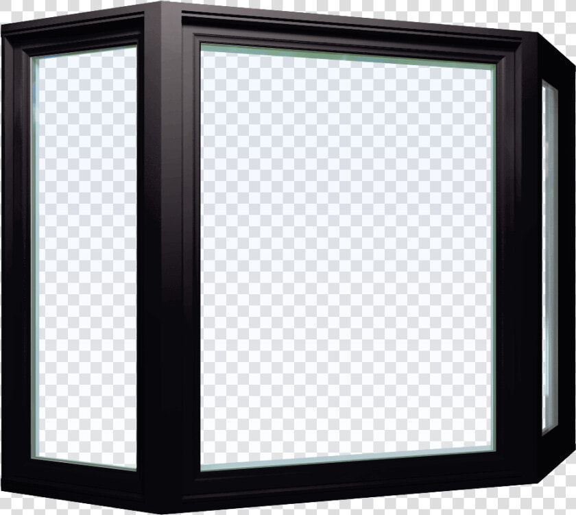 Black Custom Black Color Vinyl Replacement Bay Window   Bay Window In Black  HD Png DownloadTransparent PNG
