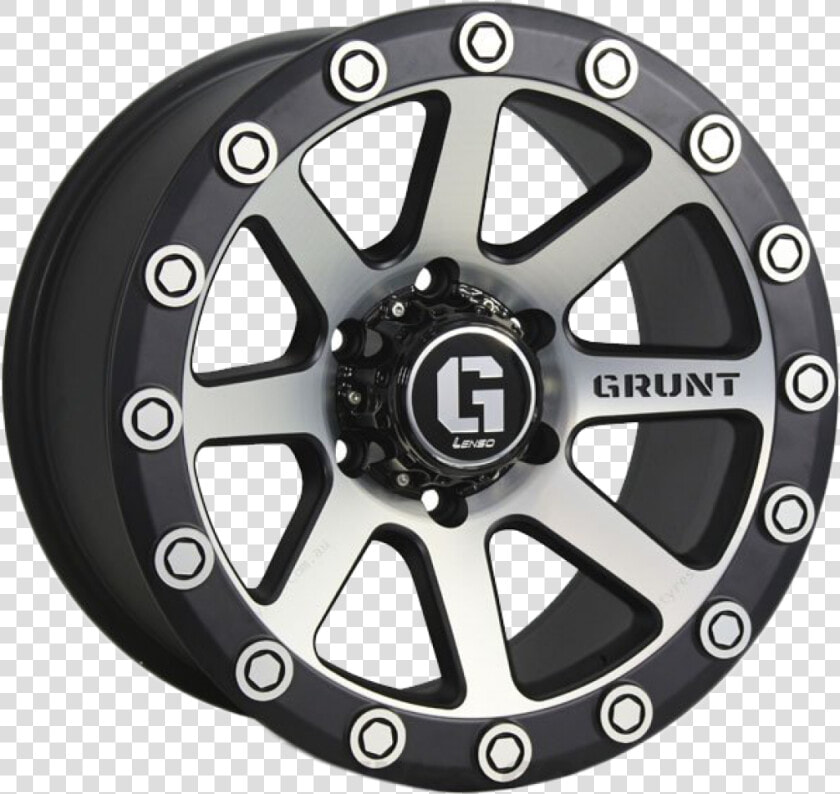  27092016 lenso Grunt G1 Black Machined Face   Custom Holden Colorado 7  HD Png DownloadTransparent PNG