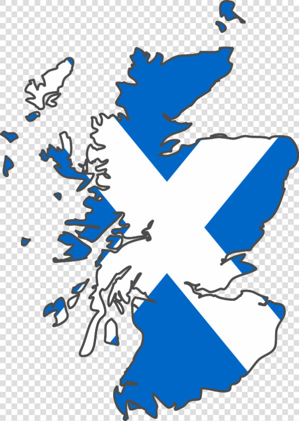 Scotland Geo Stub   Scotland Flag Map  HD Png DownloadTransparent PNG