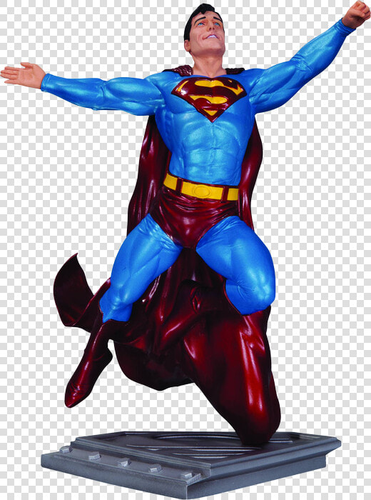Man Of Steel Statue By Gary Frank dccaug140378   Gary Frank Superman Statue  HD Png DownloadTransparent PNG