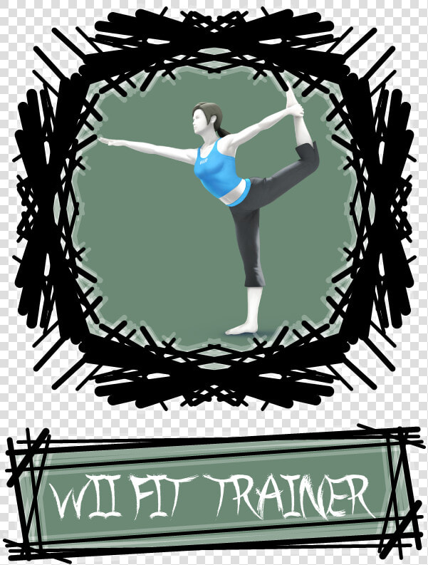 Wii Fit Trainer Ssbr   Png Download   Poster  Transparent PngTransparent PNG