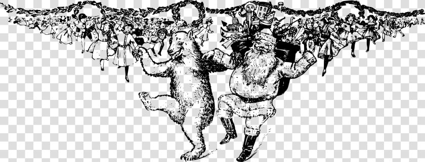 Scary Christmas Bear And Santa Clip Arts   Scary Christmas Png  Transparent PngTransparent PNG