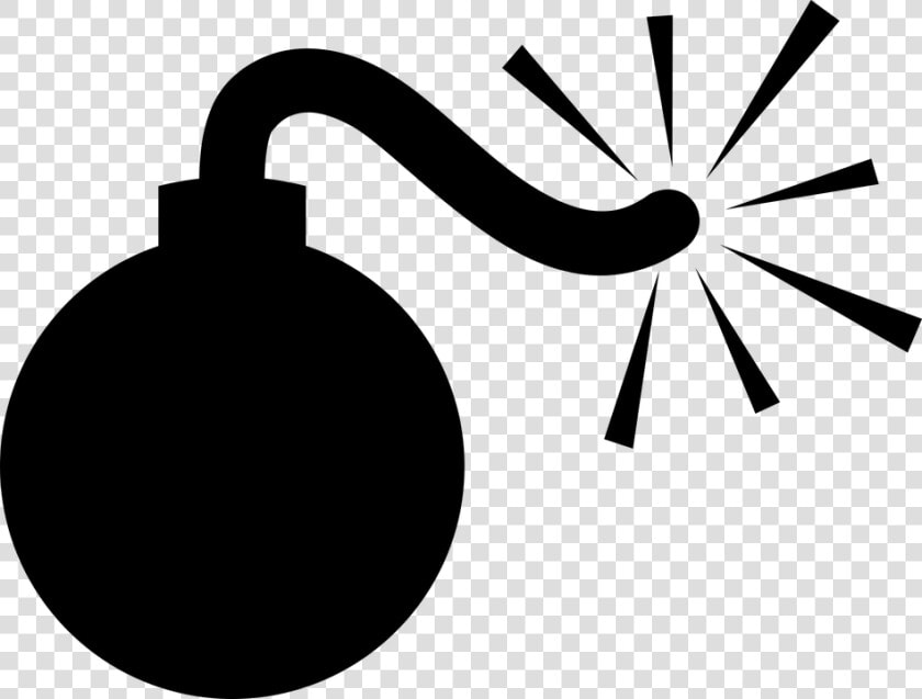 Nuclear Weapon Bomb Explosion Clip Art   Bomb Clipart Black And White  HD Png DownloadTransparent PNG