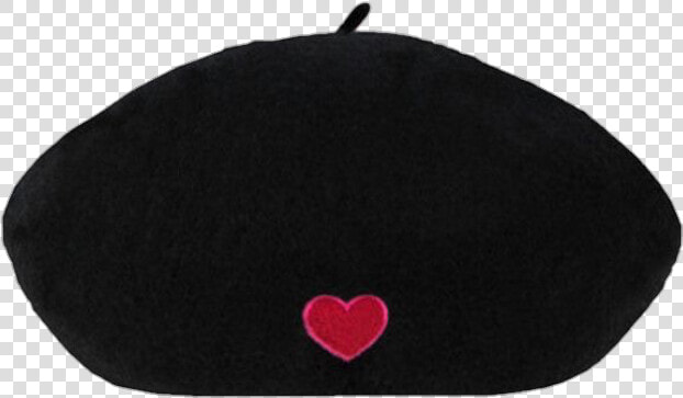  beret  hat  cap  french  paris  black  parisfashion   Heart  HD Png DownloadTransparent PNG