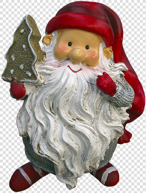 Imp Christmas Elves Santa Claus Ceramic Figure   Santa Claus  HD Png DownloadTransparent PNG