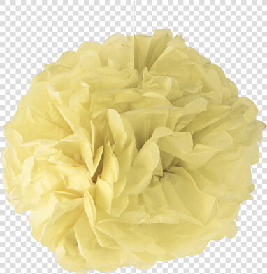 Pale Yellow Paper Pom Poms   Carnation  HD Png DownloadTransparent PNG