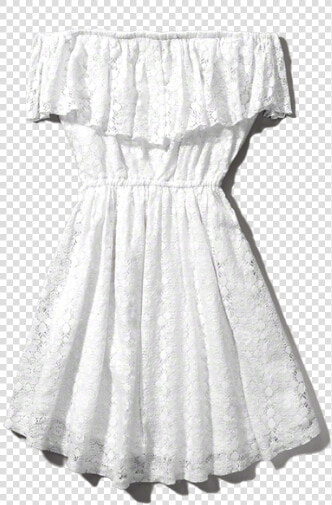 Abercrombie White Dress Lace Off The Shoulder  HD Png DownloadTransparent PNG