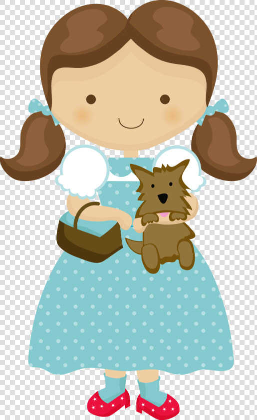 Dorothy In Oz Clip Art   Wizard Of Oz Dorothy Cartoon  HD Png DownloadTransparent PNG