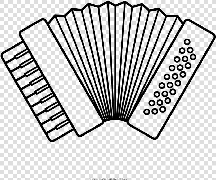 Accordion Coloring Page   Accordion  HD Png DownloadTransparent PNG
