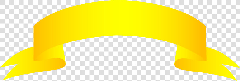 Gold Ribbon Banner Clip Art   Yellow Gold Ribbon Cartoon  HD Png DownloadTransparent PNG