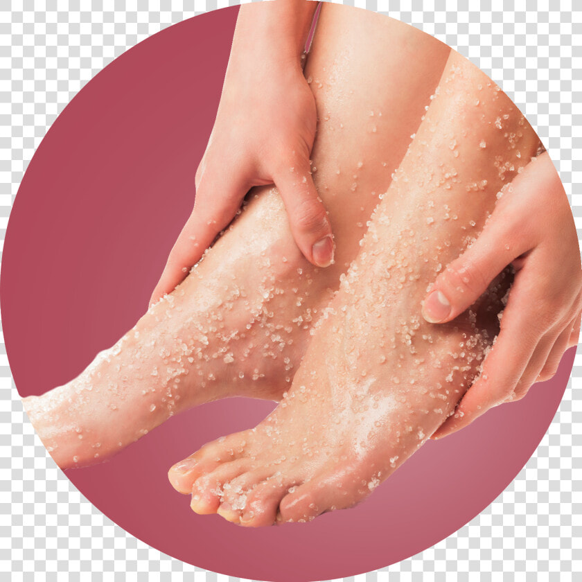 Exfoliating Foot Scrub Peppermint  amp  Plum  HD Png DownloadTransparent PNG