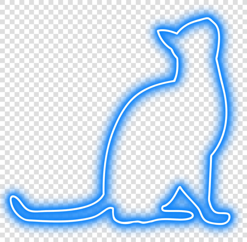  cat  gato  chat  neon  ftestickers  stickers  autocollants   Cat Neon Logo Png  Transparent PngTransparent PNG