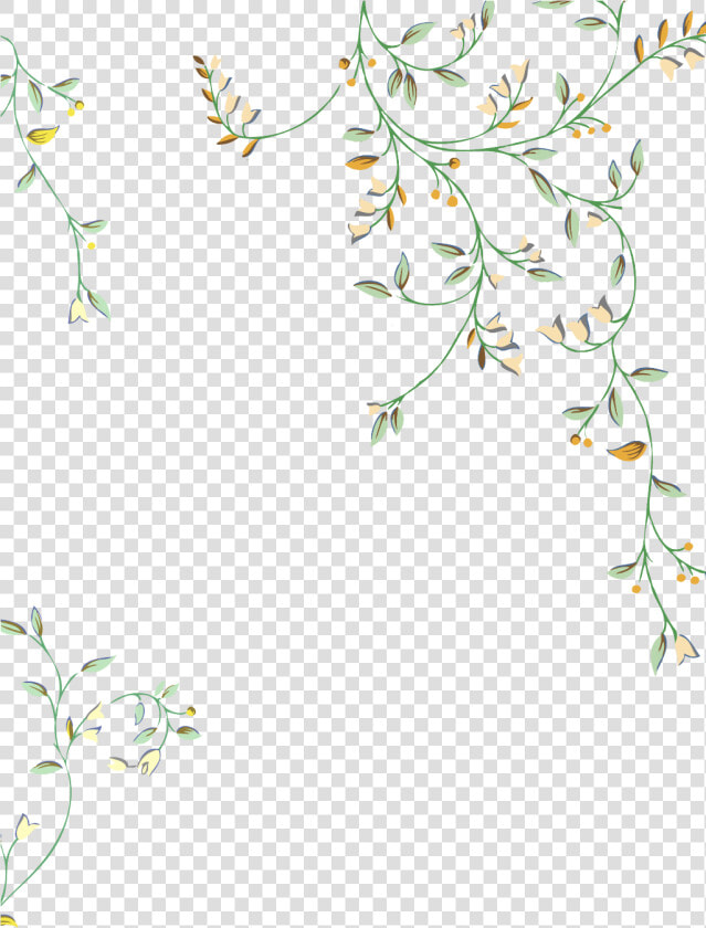  mq  leaves  vines  flower  flowers  border  borders   Vẽ Hoa Dây Leo  HD Png DownloadTransparent PNG