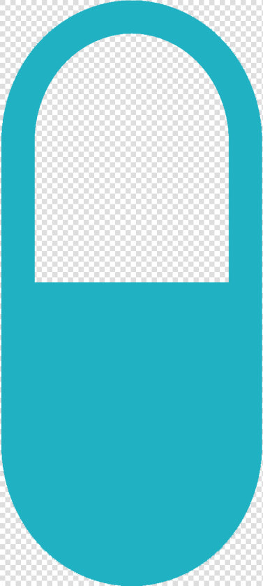 A Teal Icon Of A Pill  HD Png DownloadTransparent PNG