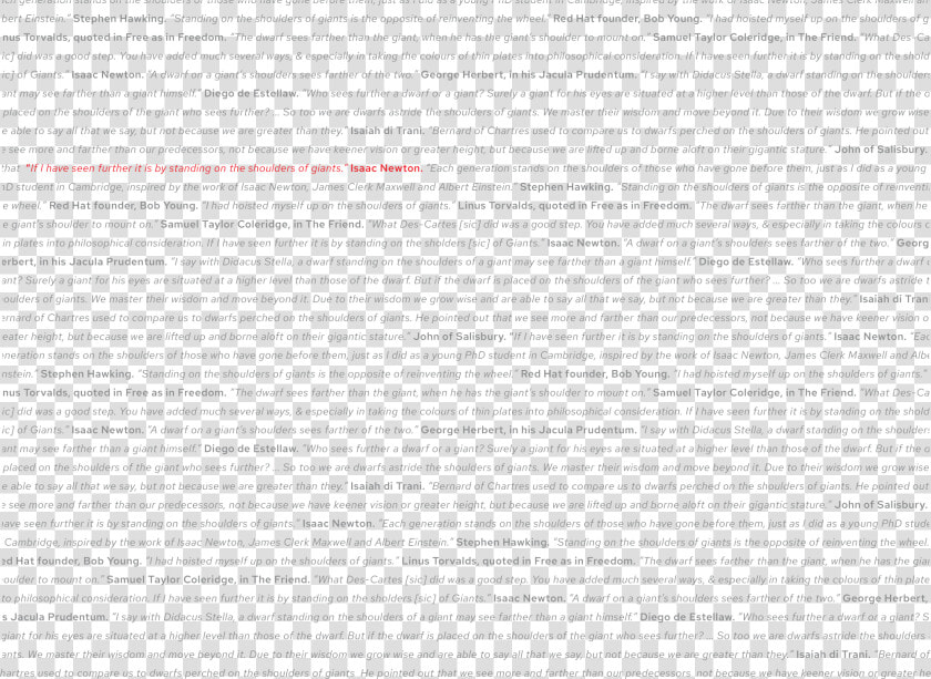 If I Have Seen Further It Is By Standing On The Shoulders  HD Png DownloadTransparent PNG