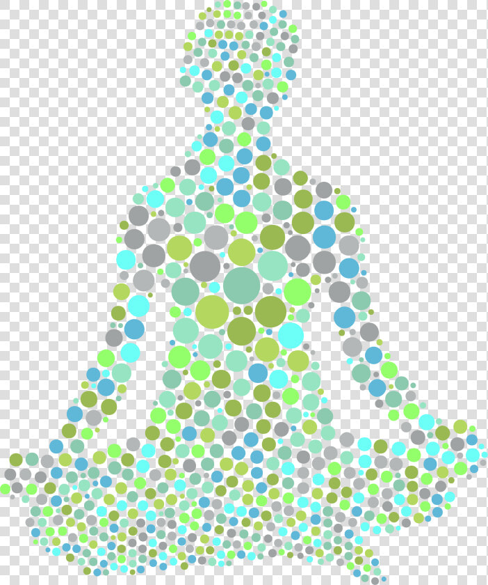 Female Yoga Pose Silhouette 7 Circles No Background   Portable Network Graphics  HD Png DownloadTransparent PNG