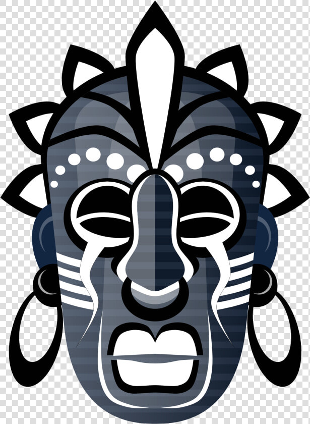 Abstract Tribal Mask 3 555px   Voodoo Masks From Princess And The Frog  HD Png DownloadTransparent PNG