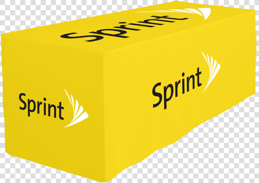 Sprint Fitted Table Cloth Yellow   Box  HD Png DownloadTransparent PNG