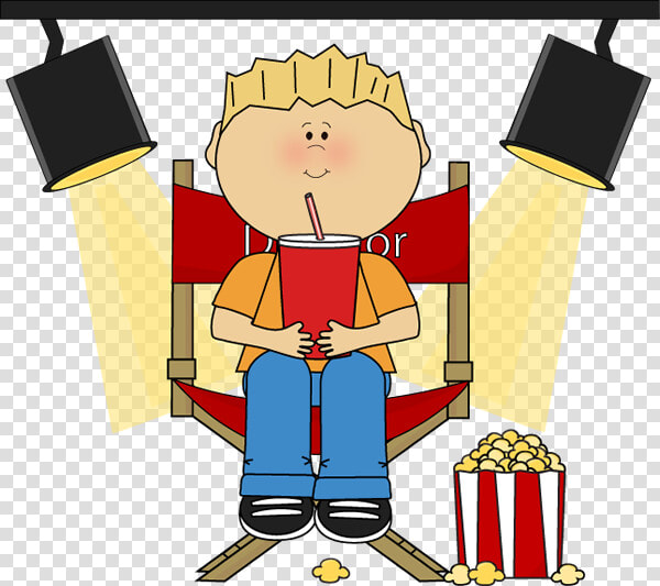 Boy Sitting In Directors Chair   Directors Chair Clipart  HD Png DownloadTransparent PNG