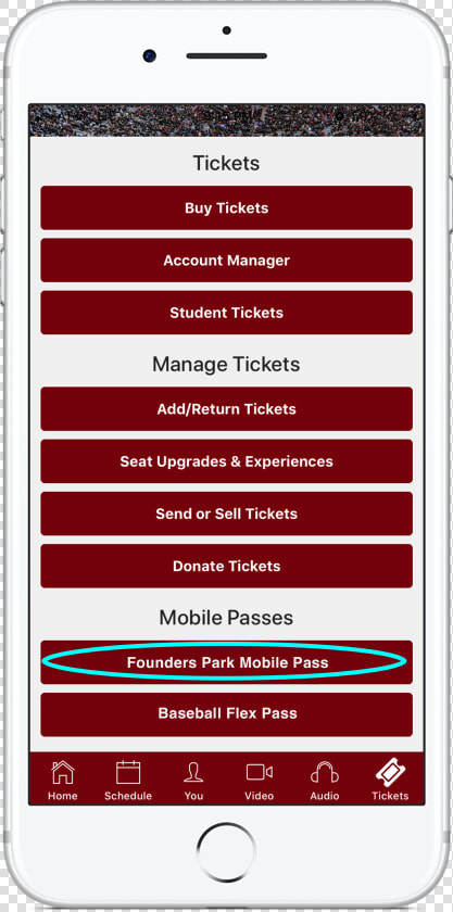 Stadium Ticket Purchase Mobile  HD Png DownloadTransparent PNG