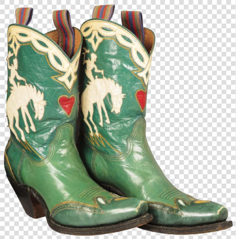 Cowboy Boot Png High quality Image   Green Vintage Cowboy Boots  Transparent PngTransparent PNG