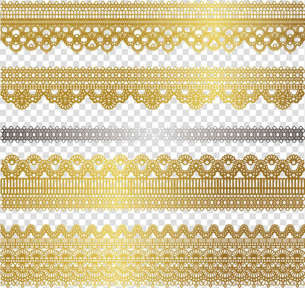 Tubes Deco Dentelle Wedding Lace Vector Png Gold   Gold Lace Pattern  Transparent PngTransparent PNG