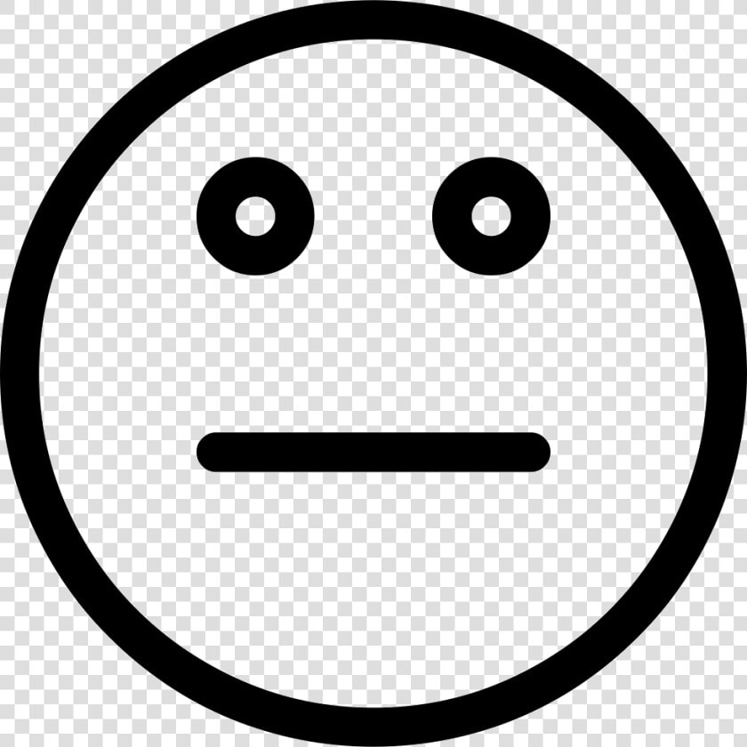 Neutral   Smiley  HD Png DownloadTransparent PNG
