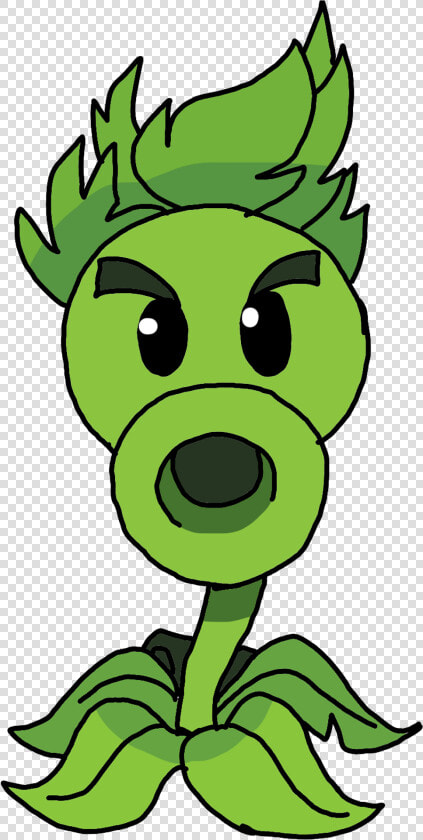 Repeater Pvz   Cartoon  HD Png DownloadTransparent PNG