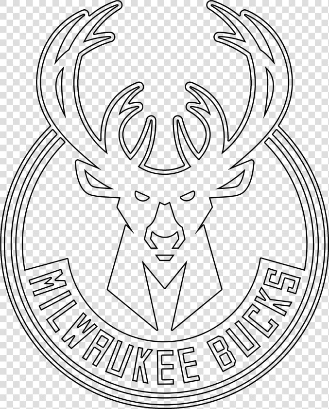 Milwaukee Bucks Nba Coloring Book San Antonio Spurs   Milwaukee Bucks Logo Drawing  HD Png DownloadTransparent PNG