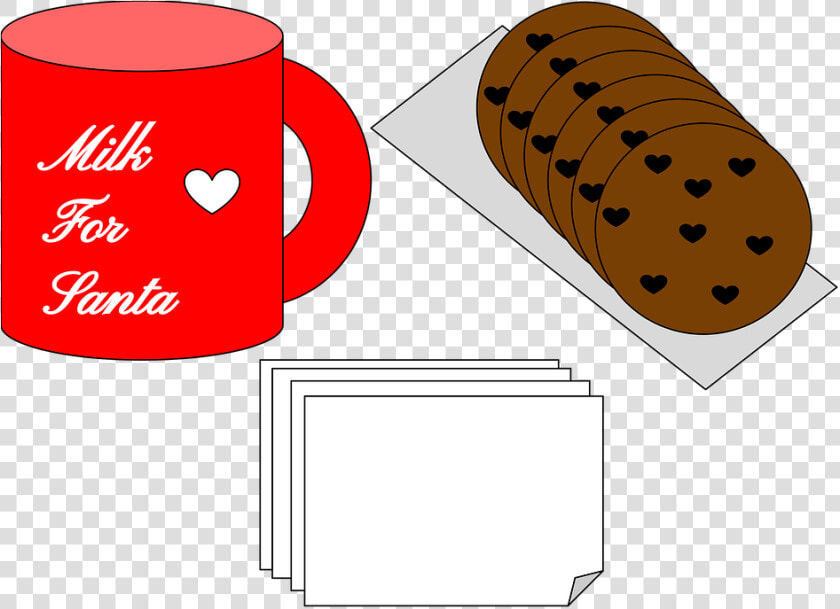 Santa  Christmas  Christmas Dinner  Cookies  Milk  HD Png DownloadTransparent PNG