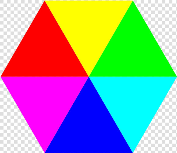 Hexagon 6 Color Png Clip Arts   Clipart Of Hexagon  Transparent PngTransparent PNG