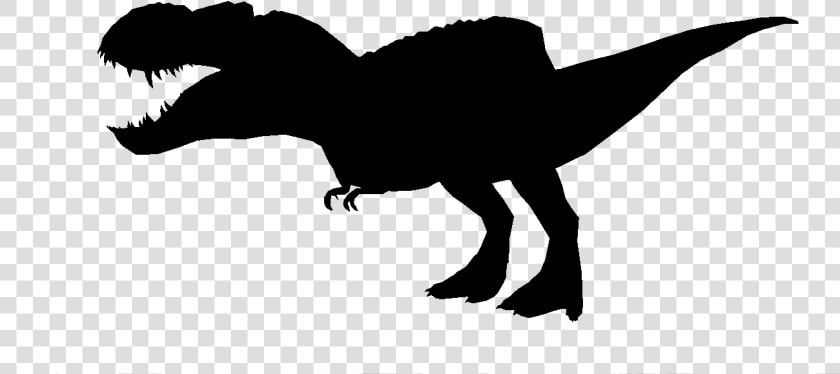 Tyrannosaurus Rex Velociraptor Dinosaur Silhouette   Transparent Background Silhouette Dinosaur Clipart  HD Png DownloadTransparent PNG