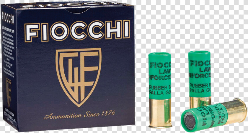 Fiocchi 12lebat Rubber Baton 12 Gauge   Gauge  HD Png DownloadTransparent PNG