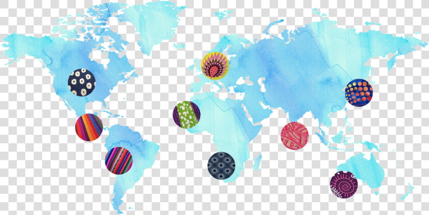 A World Of Fabrics   Blank Large World Map  HD Png DownloadTransparent PNG