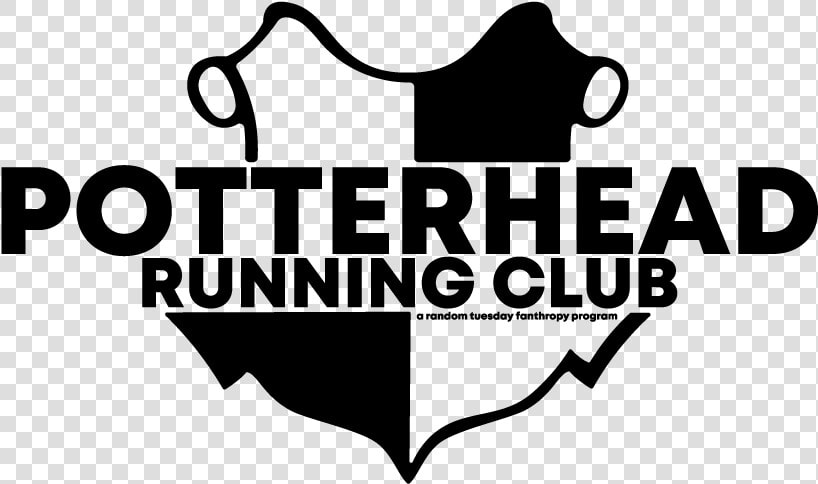 Transparent Harry Potter Clip Art Black And White   Potterhead Running Club Logo  HD Png DownloadTransparent PNG