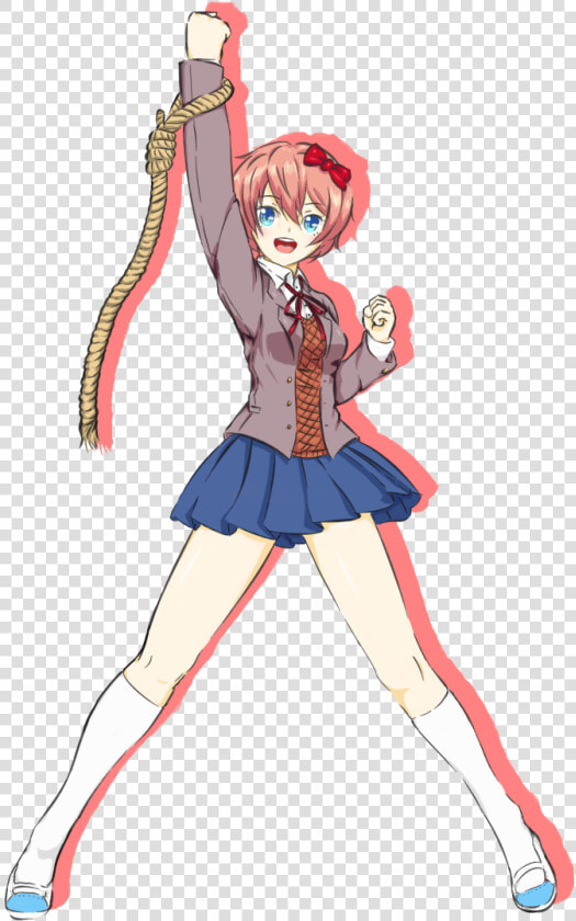 Fanart Sayori Ddlc  HD Png DownloadTransparent PNG