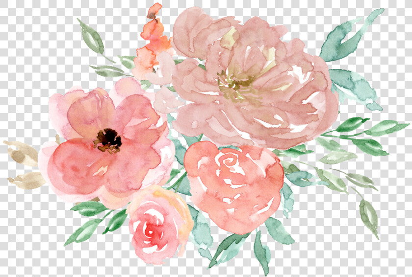 Transparent Watercolour Flower Clipart   Free Floral Watercolor Clip Art  HD Png DownloadTransparent PNG