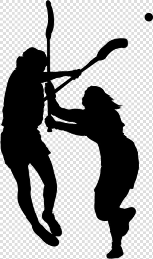 Girls Lacrosse Silhouette   Silhouette Lacrosse Clip Art  HD Png DownloadTransparent PNG