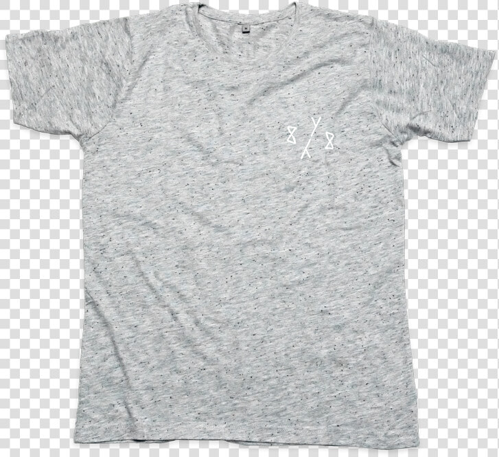 8y8 Speckled T shirt Grey   Te Voy A Matar Cuando Me Acabe  HD Png DownloadTransparent PNG