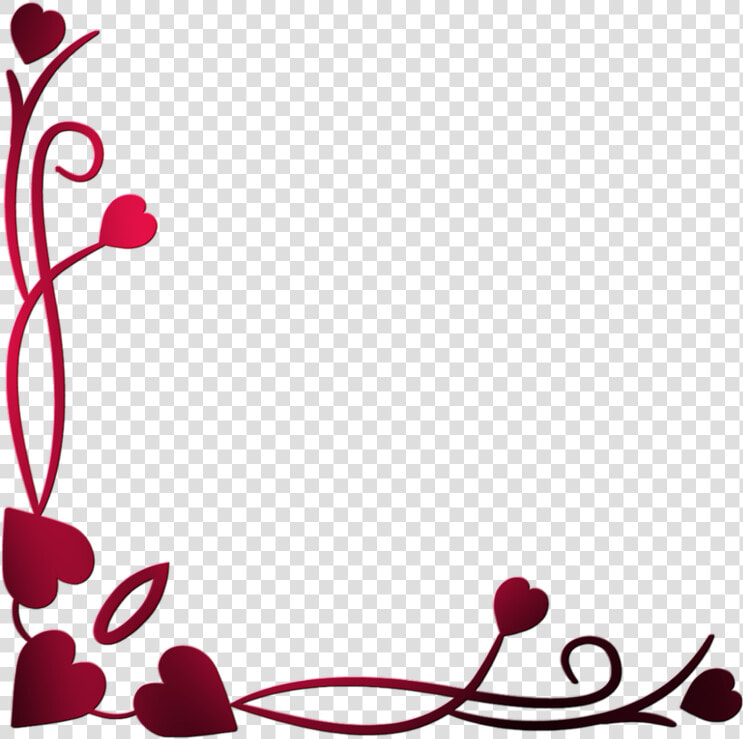 Love Blogger Valentine S Day   Heart Design Border Png  Transparent PngTransparent PNG