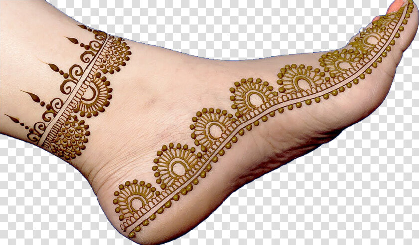 Simple Foot Mehndi Design 2018  HD Png DownloadTransparent PNG