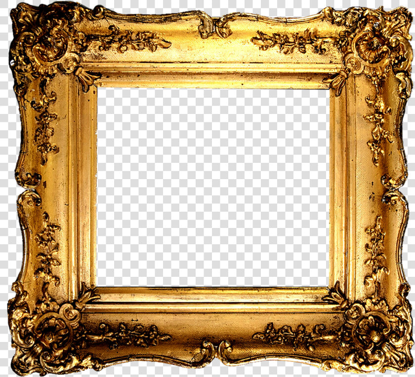 Vintage Gold Gilded Frames Free Printables   Gold Picture Frames  HD Png DownloadTransparent PNG