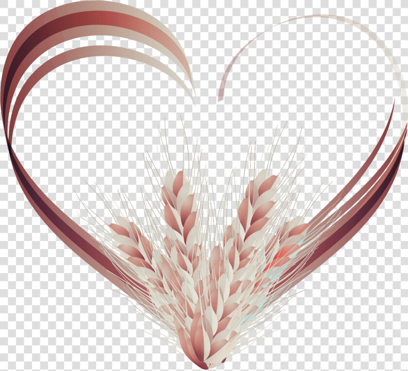 Transparent Wheat Stalk Clipart   Love Transparent Background Heart Png Vector  Png DownloadTransparent PNG